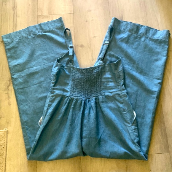 Splendid Luau Tie Front Jumpsuit - Picture 5 of 8